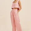 PRESLEY TROUSER - PINK SALT
