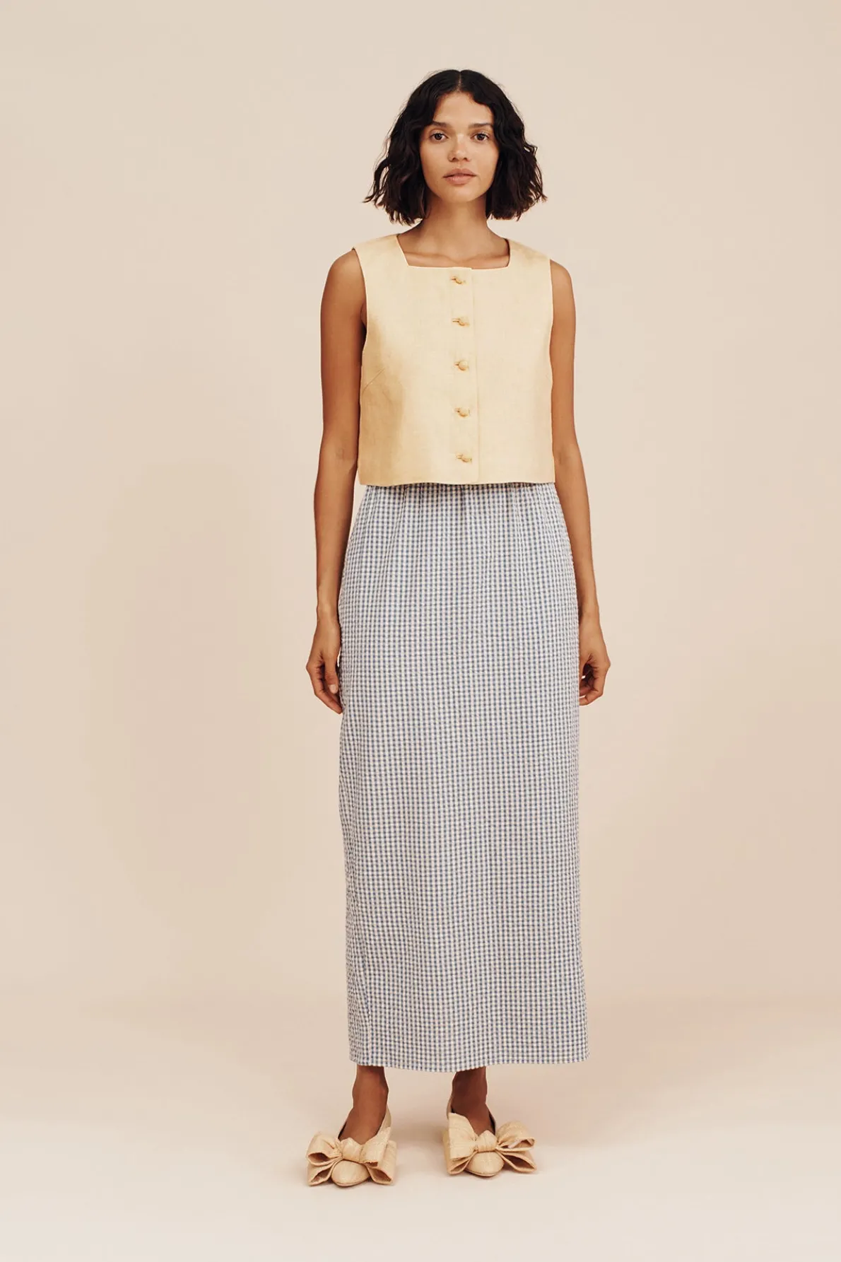 RIO TOP - DUSTY CITRON