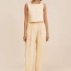 RIO TROUSER - DUSTY CITRON