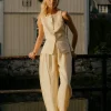 RIO TROUSER - DUSTY CITRON