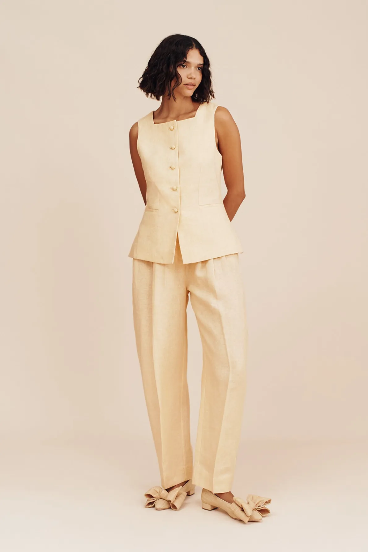 RIO VEST - DUSTY CITRON