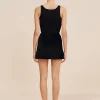 ROMEO MINI SKIRT - BLACK VELVET