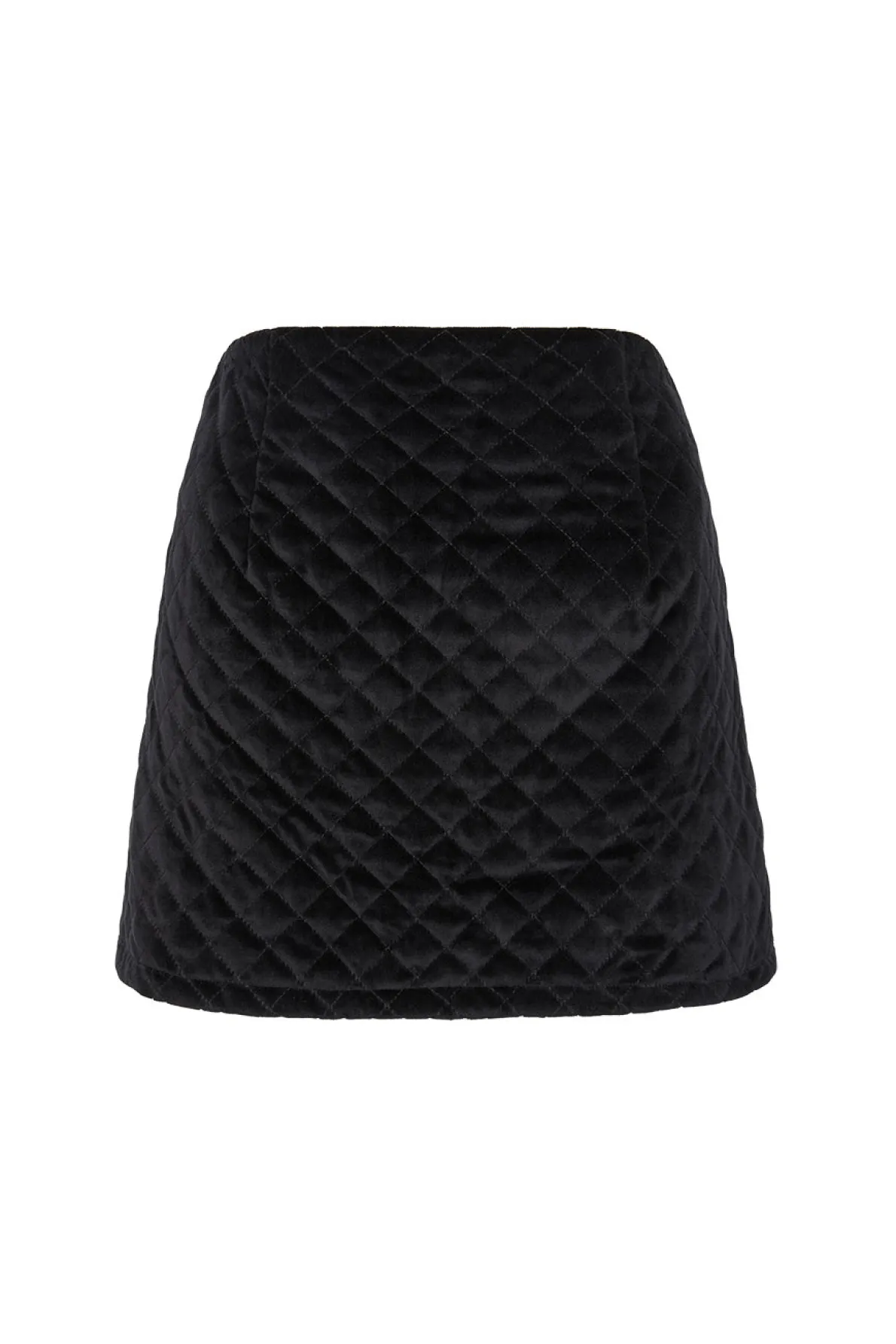 ROMEO MINI SKIRT - BLACK VELVET