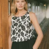 ROMEO TOP - NOIR BLOOM