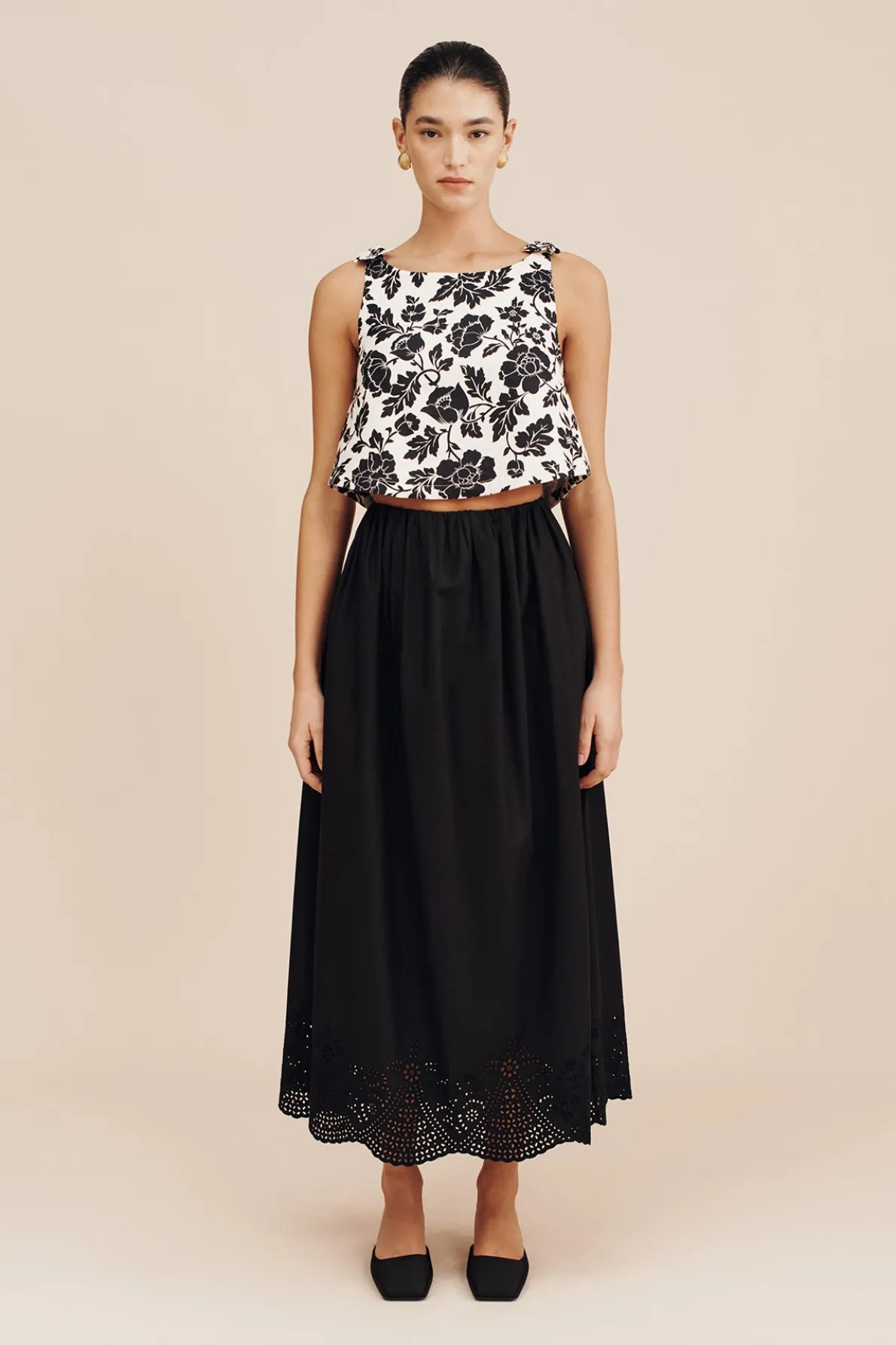 ROMEO TOP - NOIR BLOOM
