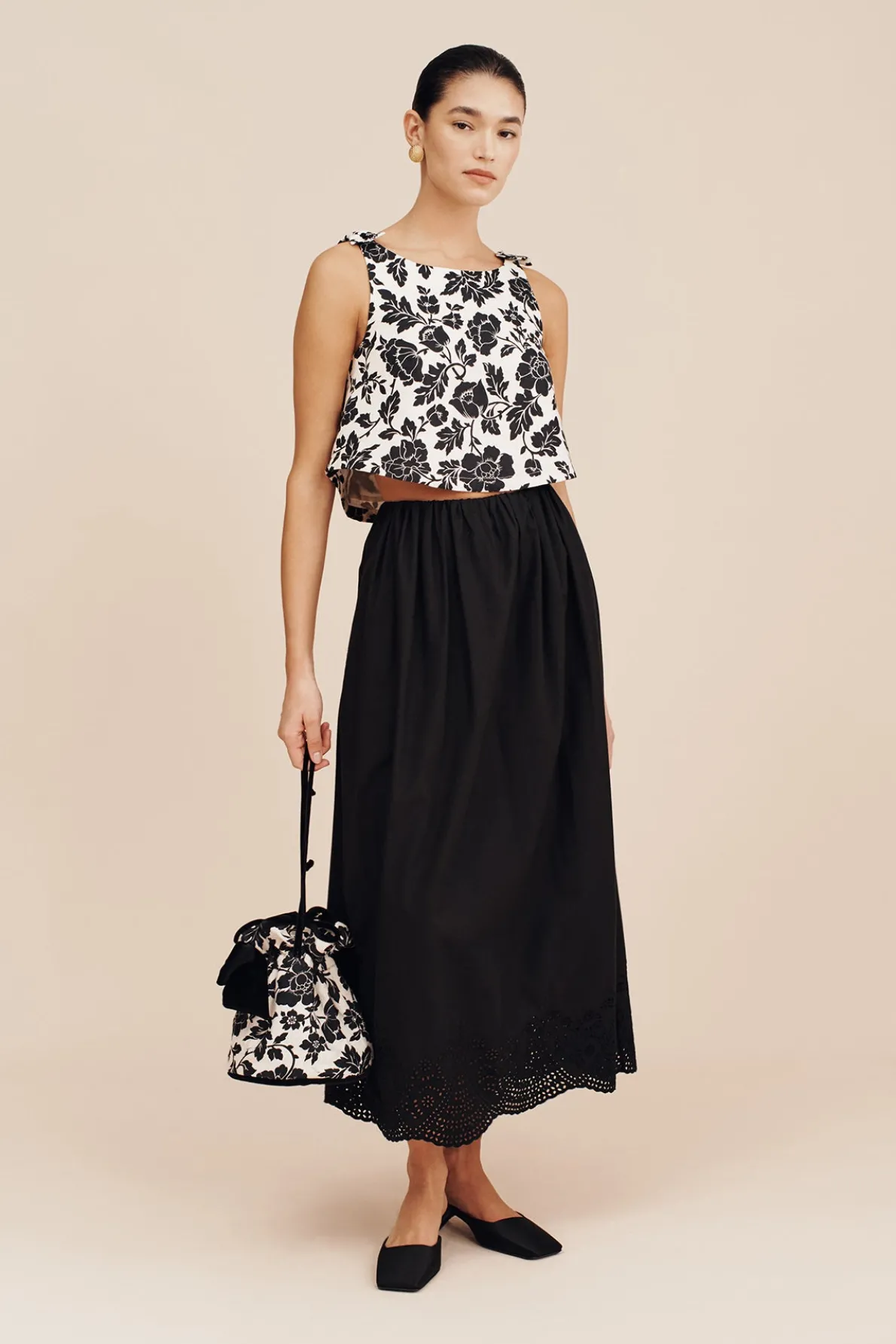 ROMEO TOP - NOIR BLOOM