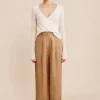 ROMY WRAP TOP - CREAM