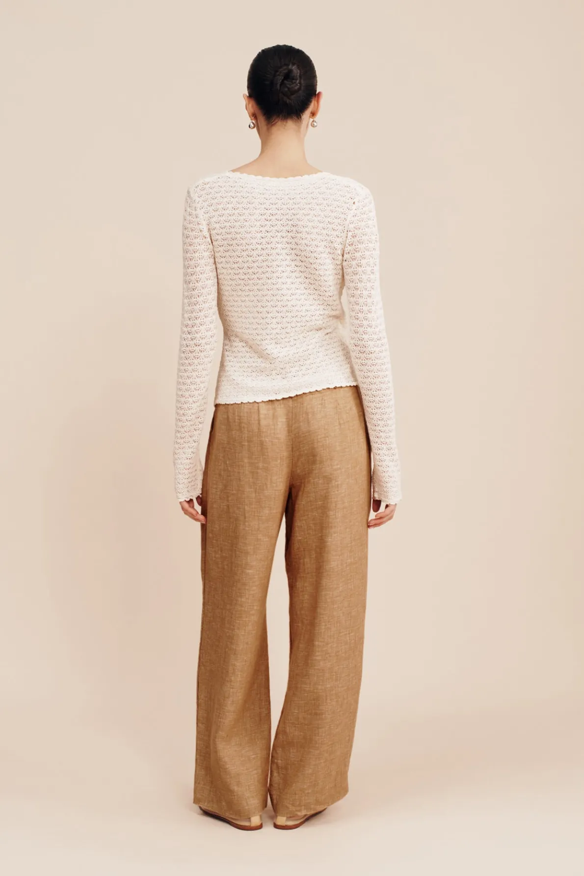 ROMY WRAP TOP - CREAM