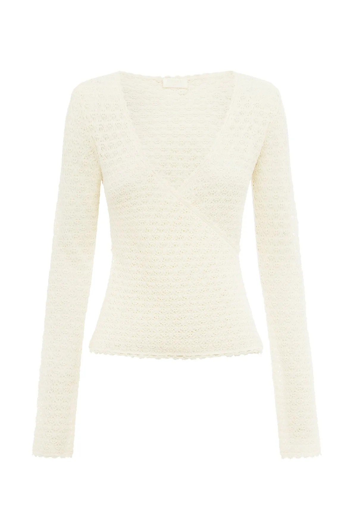 ROMY WRAP TOP - CREAM