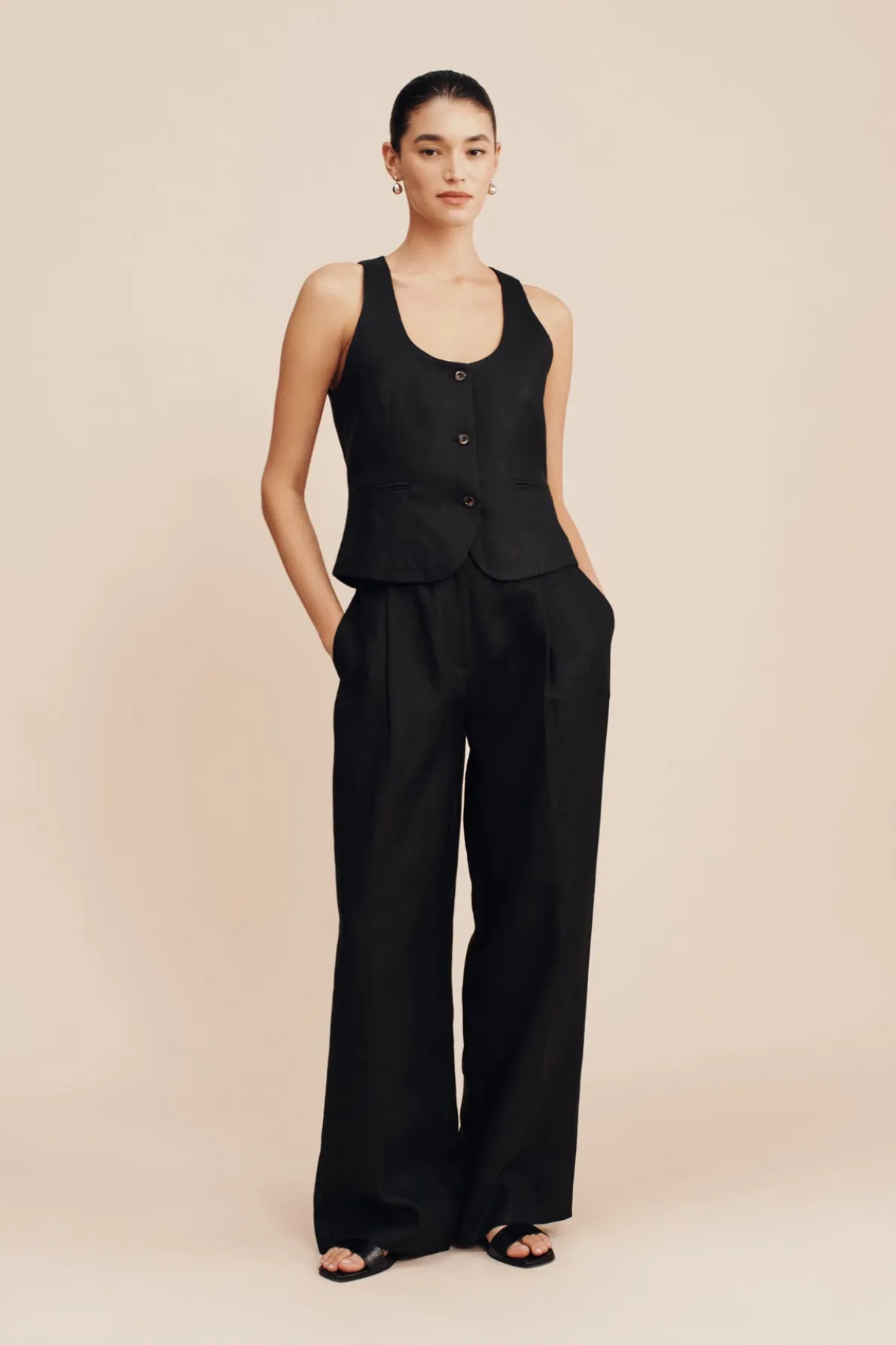 RUBEN VEST - BLACK