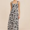 SKYLA DRESS - NOIR BLOOM