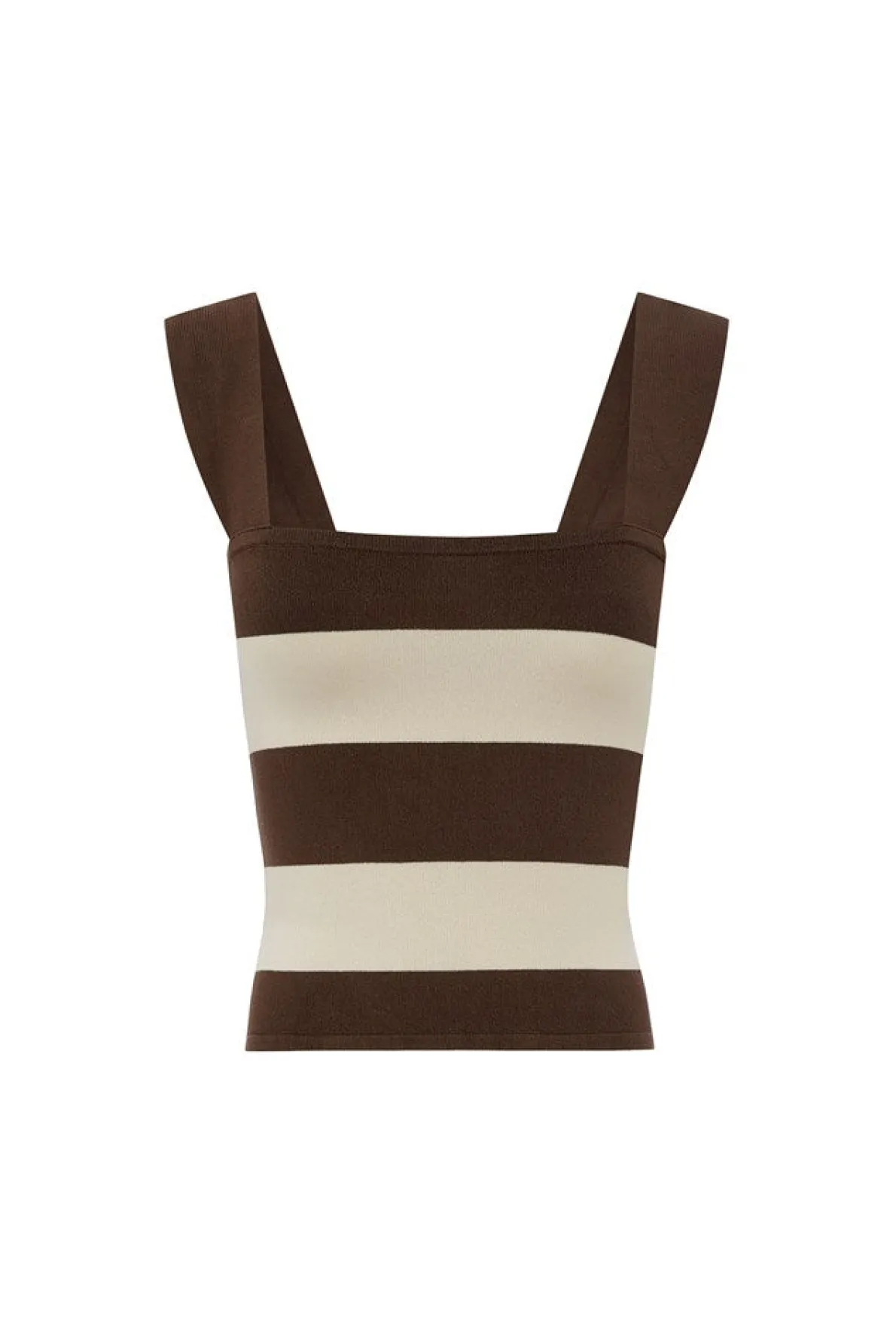 THEO CAMI - CHOCOLATE STRIPE