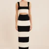 THEO CROP TOP - BLACK STRIPE