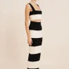THEO CROP TOP - BLACK STRIPE