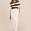 THEO TOP - CHOCOLATE STRIPE