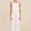 TIA TROUSER - IVORY