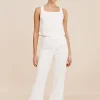 TIA TROUSER - IVORY