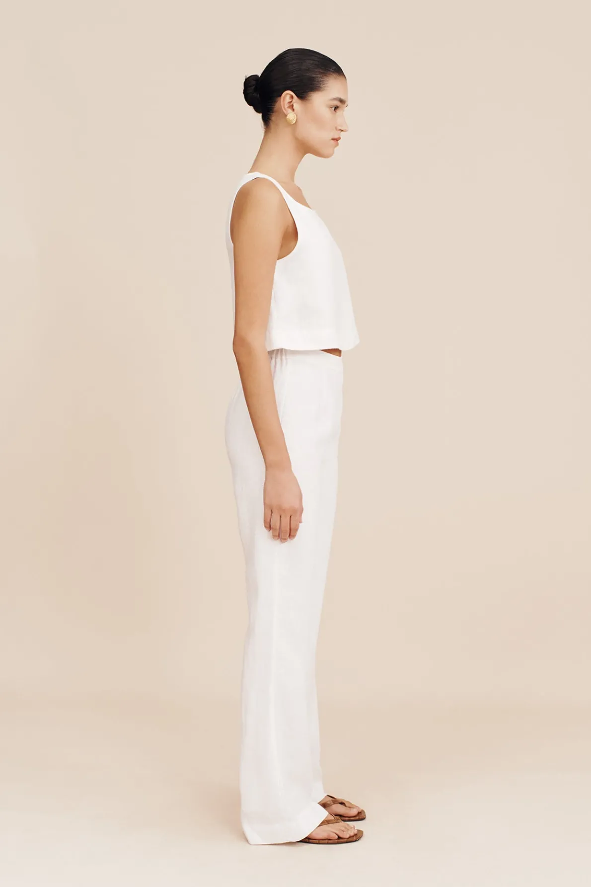 TIA TROUSER - IVORY