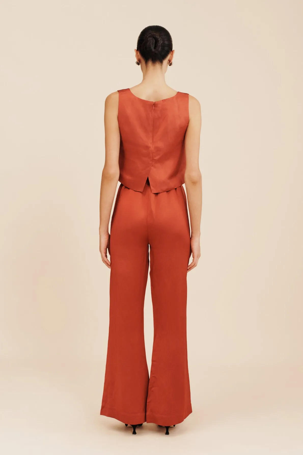 TIA TROUSER - REDWOOD