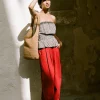 WESLEY TROUSER - GARNET