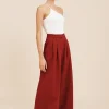 WESLEY TROUSER - GARNET