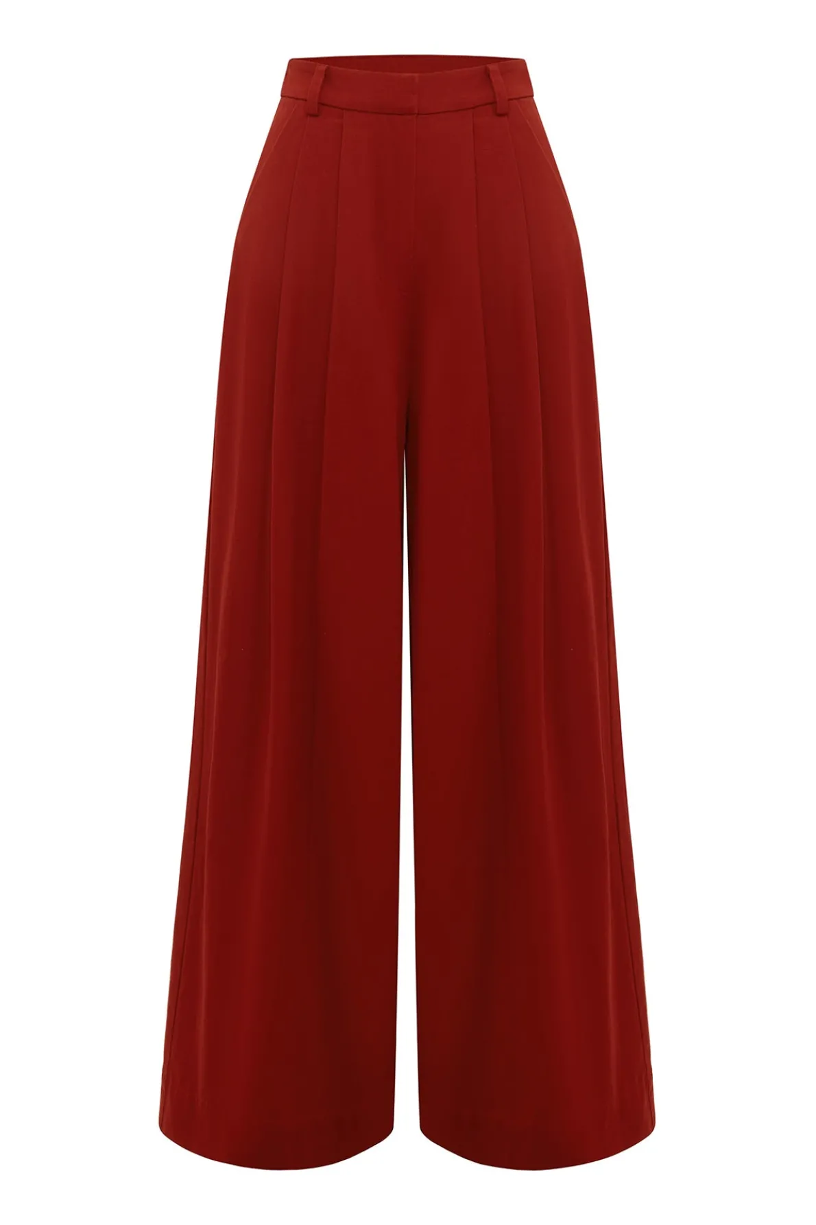 WESLEY TROUSER - GARNET