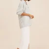 ZADIE SHIRT - SEAGRASS STRIPE